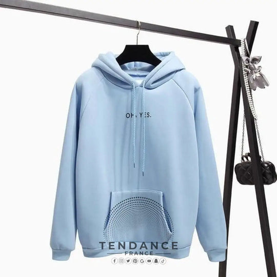 Sweat à Capuche Oh Yes. | France-Tendance