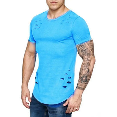 T-shirt à Trous Destroy | France-Tendance