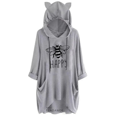 T-shirt Loose à Capuches | France-Tendance