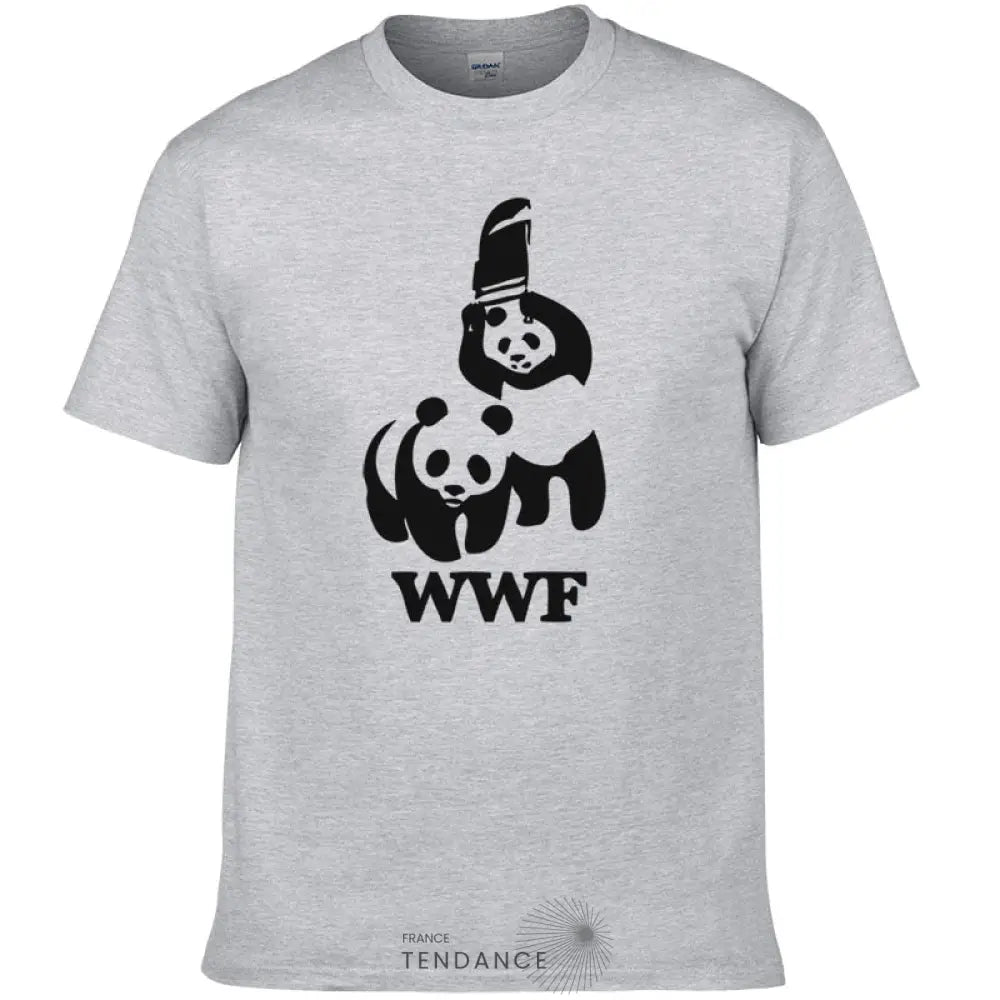 T-shirt Panda | Parodie Wwf | France-Tendance