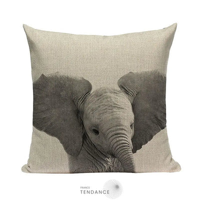 Taie De Coussin Décorative 45x45 - Série Bébés Animaux |