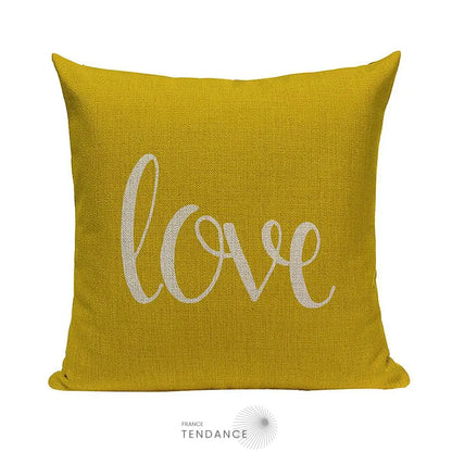 Taie De Coussin Décorative 45x45 - Série love |