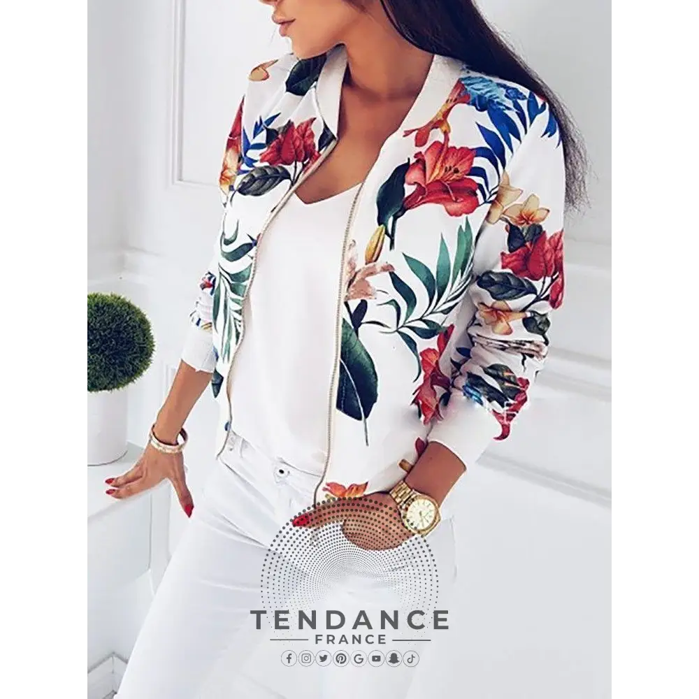 Veste Casual Flora | France-Tendance