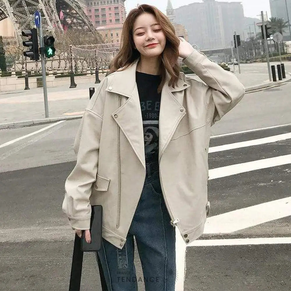 Veste Elegant Leather | France-Tendance