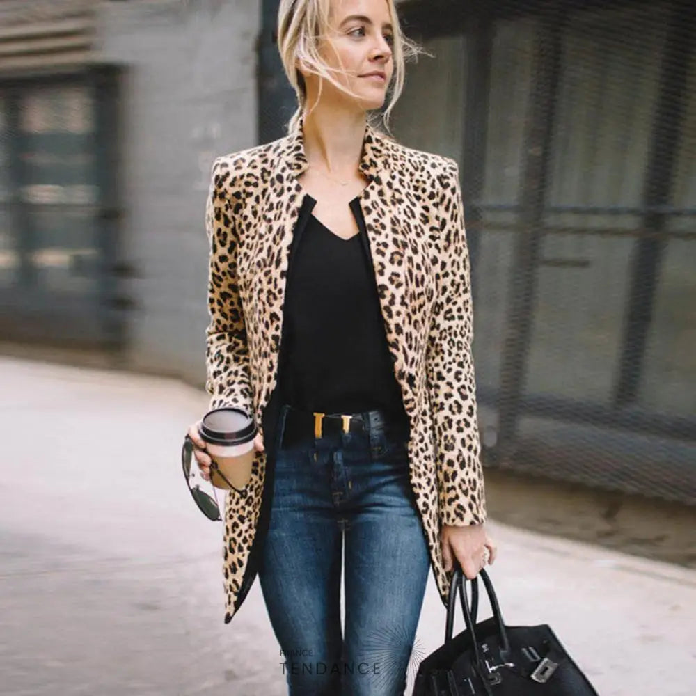 Veste Légère Léopard | France-Tendance